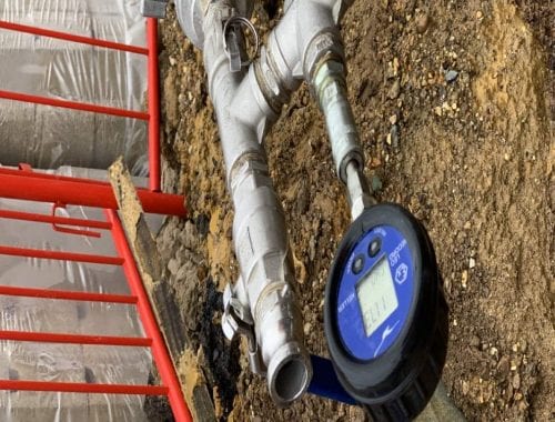 Mains pressure testing