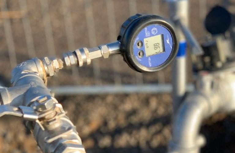 Mains pressure testing